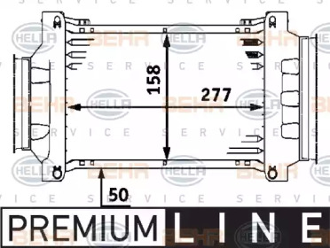 Теплообменник HELLA 8ML 376 723-431