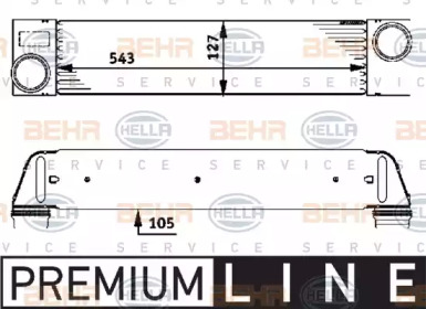 Теплообменник HELLA 8ML 376 723-451