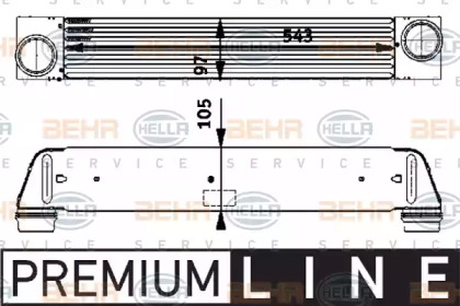 Теплообменник HELLA 8ML 376 723-501