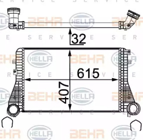 Теплообменник HELLA 8ML 376 723-544