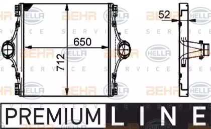 Теплообменник HELLA 8ML 376 724-031