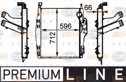 Теплообменник HELLA 8ML 376 724-091