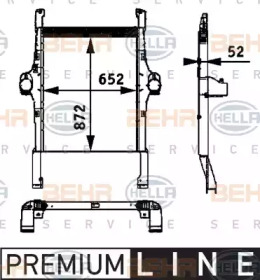 Теплообменник HELLA 8ML 376 724-251