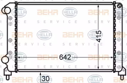 Теплообменник HELLA 8MK 376 724-791