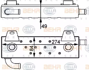 Теплообменник HELLA 8MO 376 725-071