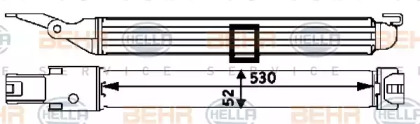 масляный радиатор, двигательное масло HELLA 8MO 376 725-451