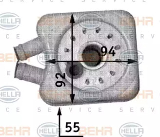 Теплообменник HELLA 8MO 376 726-221