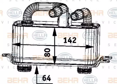 Теплообменник HELLA 8MO 376 726-371