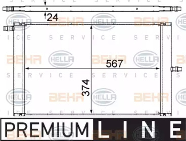 Теплообменник HELLA 8MK 376 727-511