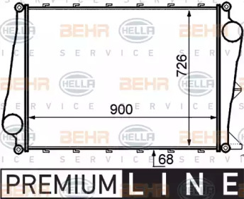 Теплообменник HELLA 8ML 376 727-551