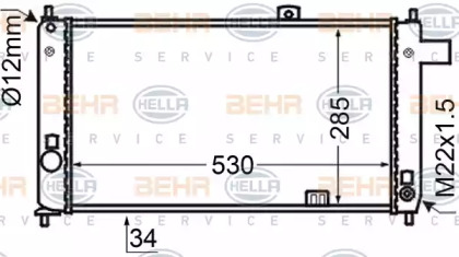 Теплообменник HELLA 8MK 376 727-771