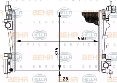 Теплообменник HELLA 8MK 376 728-784