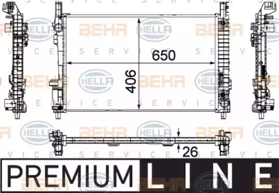 Теплообменник HELLA 8MK 376 730-561