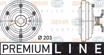 Сцепление HELLA 8MV 376 731-281