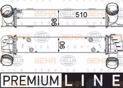 Интеркулер HELLA 8ML 376 731-791