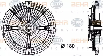 Сцепление HELLA 8MV 376 732-461