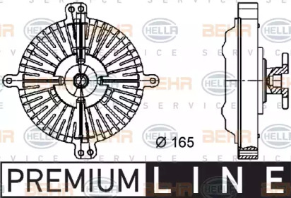 Сцепление HELLA 8MV 376 733-051