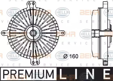 Сцепление HELLA 8MV 376 733-061