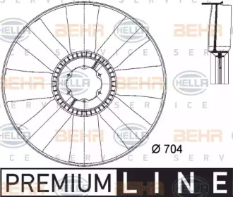 Рабочее колесо вентилятора HELLA 8MV 376 733-181