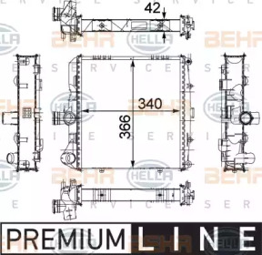 Теплообменник HELLA 8MK 376 733-671