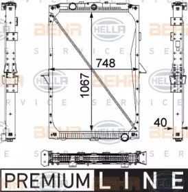 Теплообменник HELLA 8MK 376 733-711