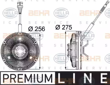 Сцепление HELLA 8MV 376 734-211