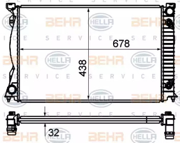 Теплообменник HELLA 8MK 376 735-011