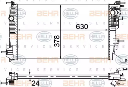 Теплообменник HELLA 8MK 376 735-135