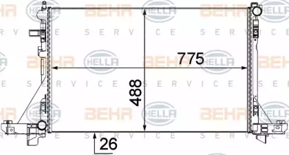 Теплообменник HELLA 8MK 376 737-104