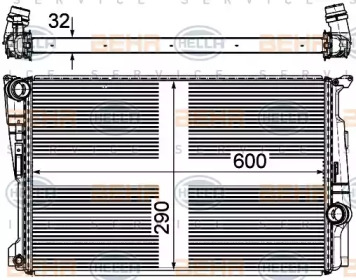 Теплообменник HELLA 8MK 376 743-471