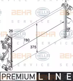 Теплообменник HELLA 8MK 376 745-021