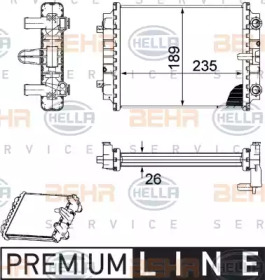 Теплообменник HELLA 8MK 376 745-661