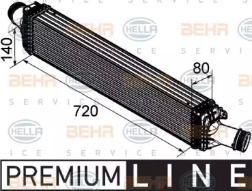 Теплообменник HELLA 8ML 376 746-181