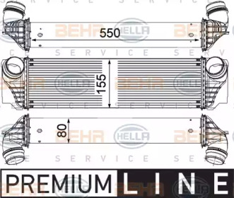 Теплообменник HELLA 8ML 376 746-401