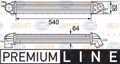 Теплообменник HELLA 8ML 376 746-451