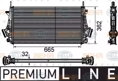 Теплообменник HELLA 8ML 376 746-481