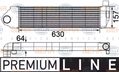 Теплообменник HELLA 8ML 376 746-701