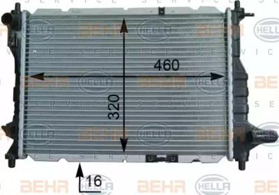 Теплообменник HELLA 8MK 376 748-721