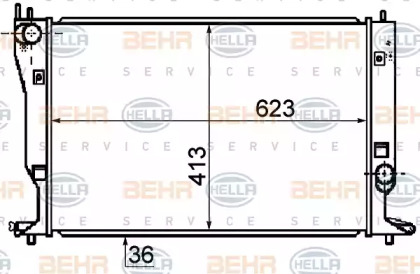 Теплообменник HELLA 8MK 376 753-751