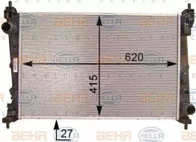 Теплообменник HELLA 8MK 376 754-464