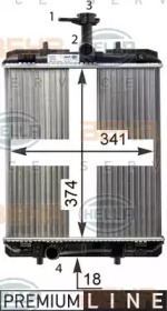 Теплообменник HELLA 8MK 376 754-481