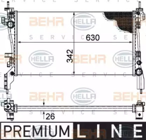 Теплообменник HELLA 8MK 376 754-561