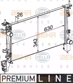 Теплообменник HELLA 8MK 376 754-721