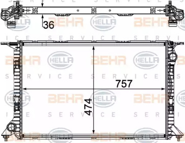 Теплообменник HELLA 8MK 376 754-734