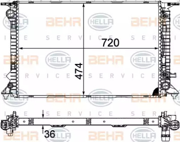 Теплообменник HELLA 8MK 376 754-754