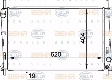 Теплообменник HELLA 8MK 376 754-791