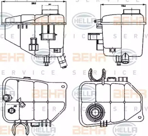 Резервуар HELLA 8MA 376 755-221