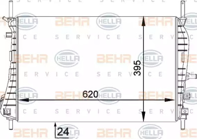 Теплообменник HELLA 8MK 376 755-271