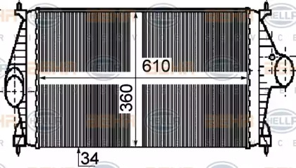 Теплообменник HELLA 8ML 376 755-761