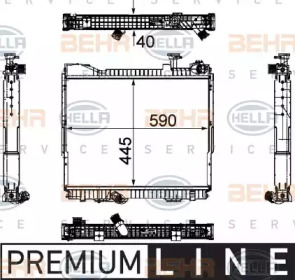 Теплообменник HELLA 8MK 376 756-051